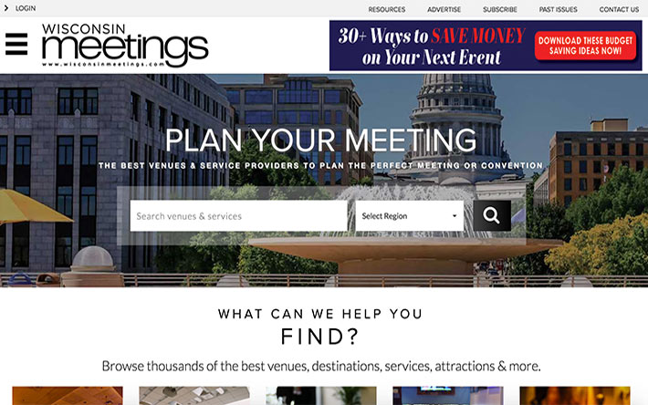 Jacksonville Web Design Case Study on Wisconsin Meetings